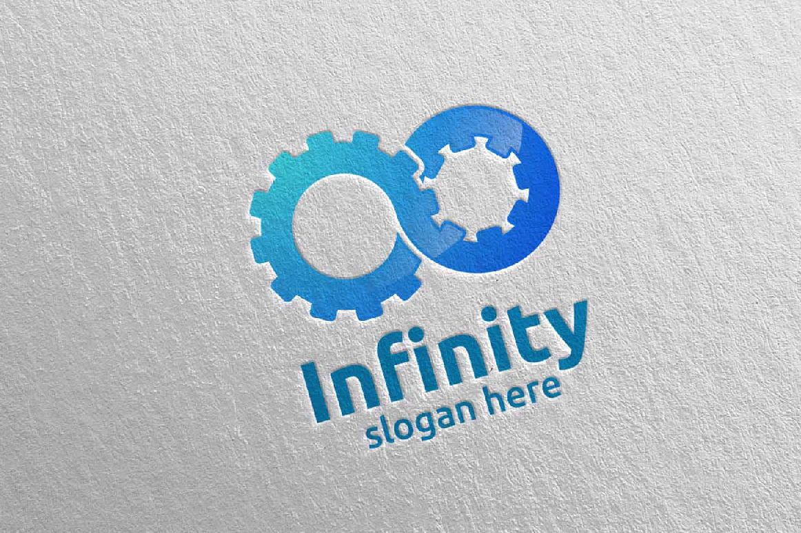 Infinity loop logo Design 9 example image 1