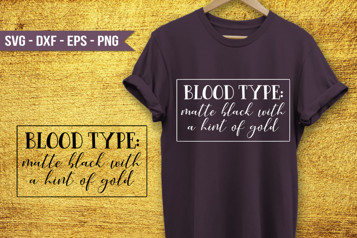 Blood type SVG example image 1