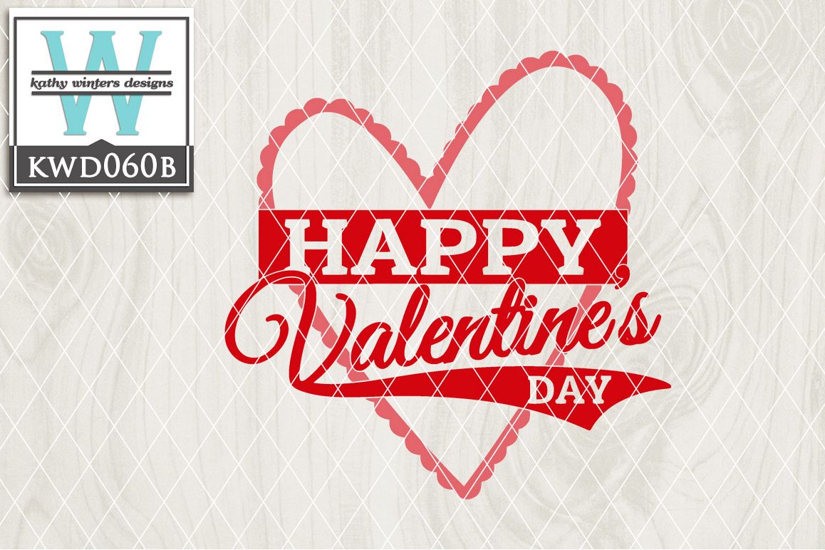 Valentines Cutting File KWD060B example image 1