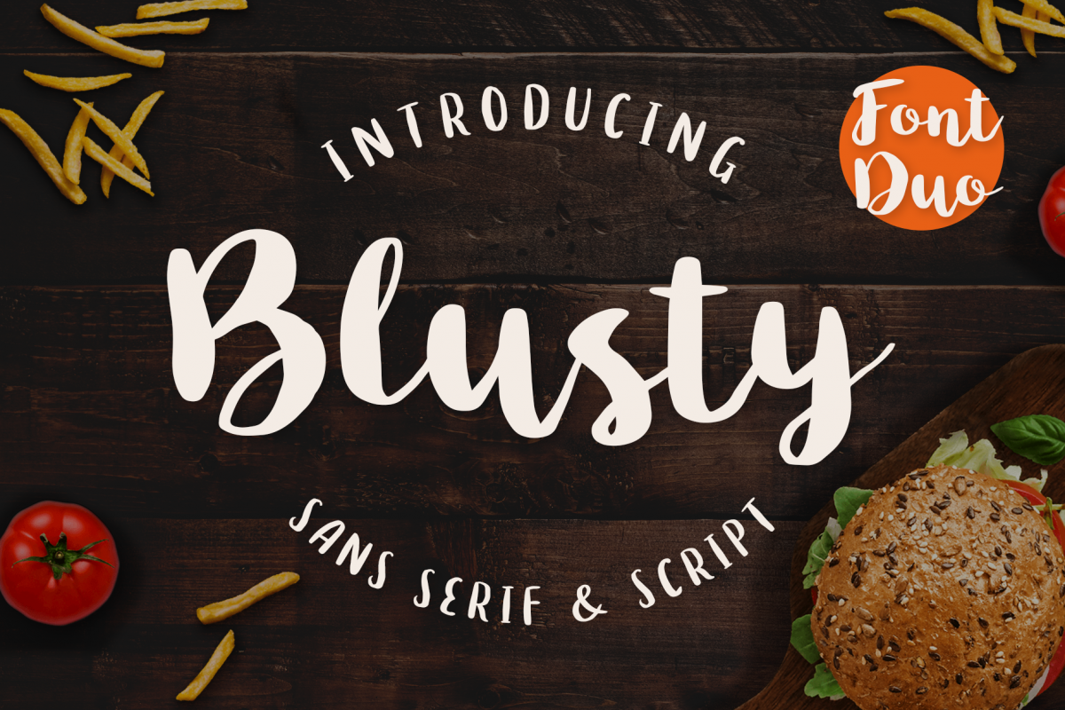 Blusty Font Duo example image 1
