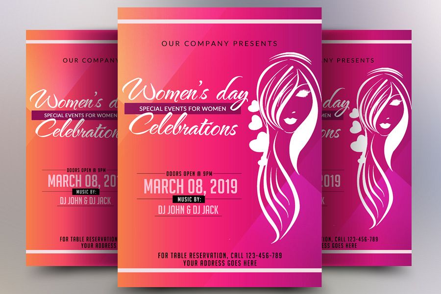 Womens Day PArty Flyer example image 1