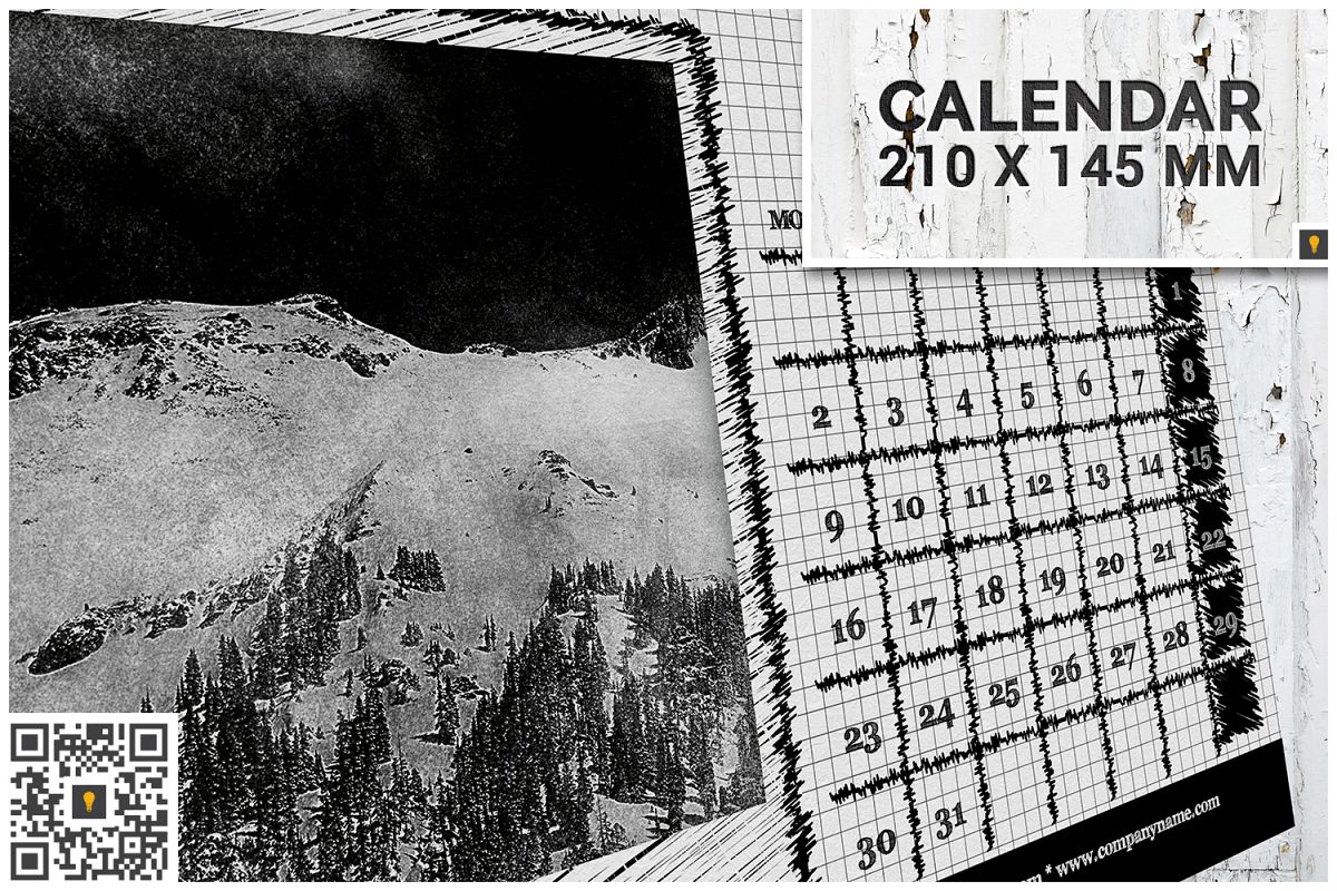 2017 Desktop Calendar example image 1