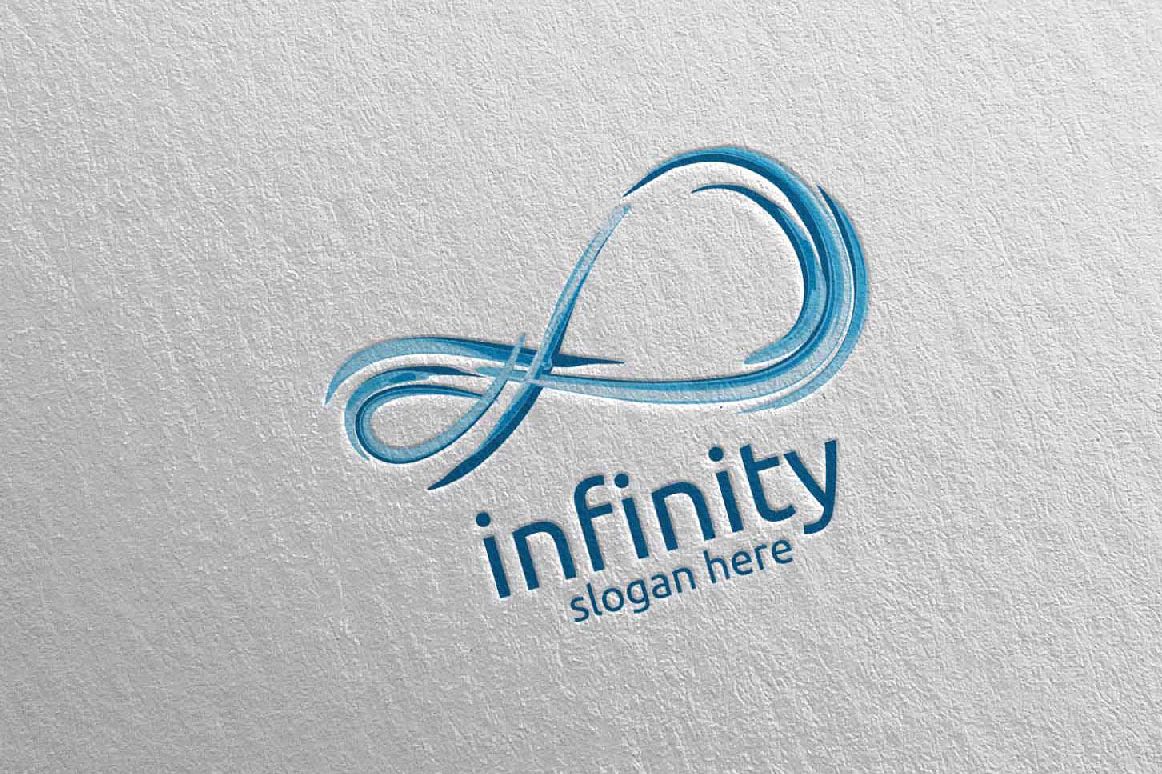 Infinity loop logo Design 32 example image 1