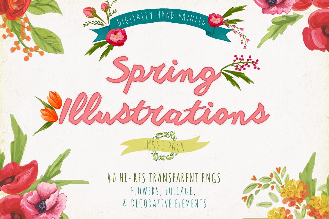 Spring Illustrations example image 1