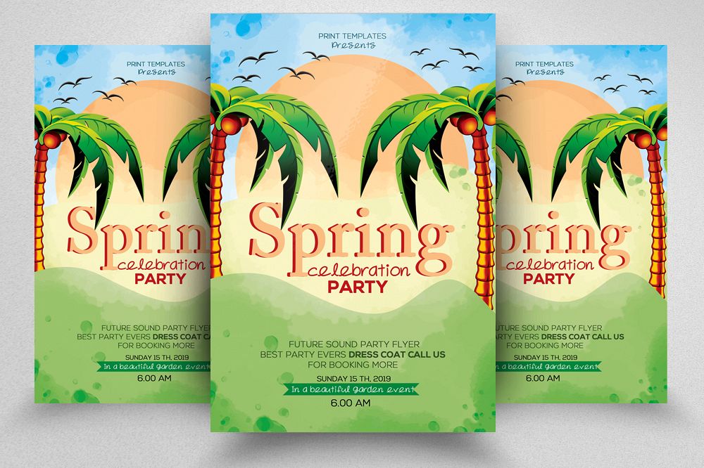 Spring Flyer Template example image 1
