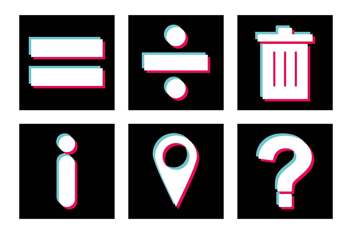 Set Of Basic Elements Icons example image 1