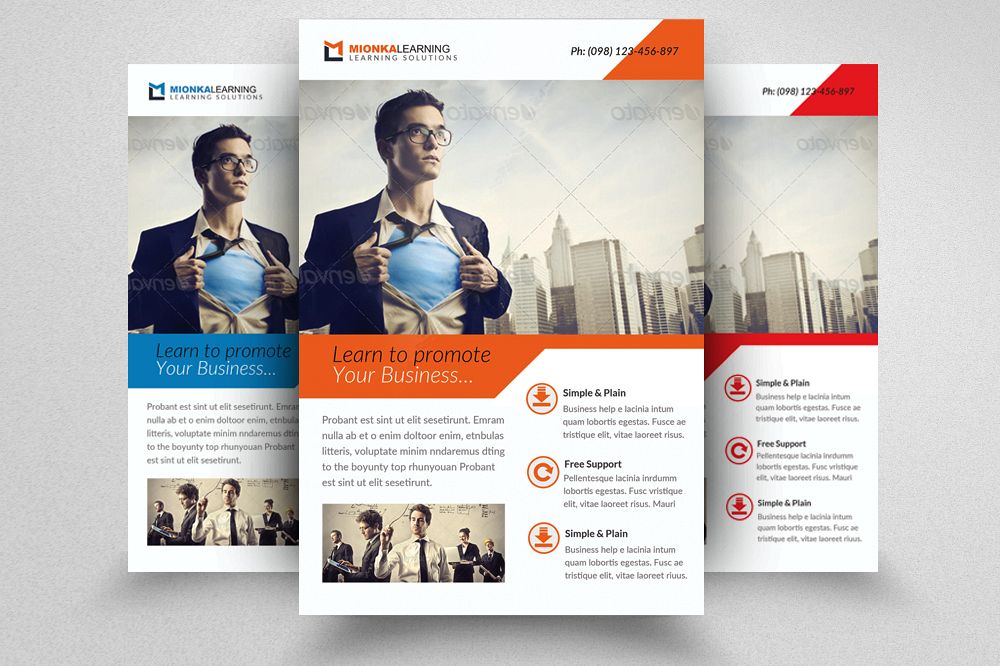 Business Motivation Flyer Template example image 1