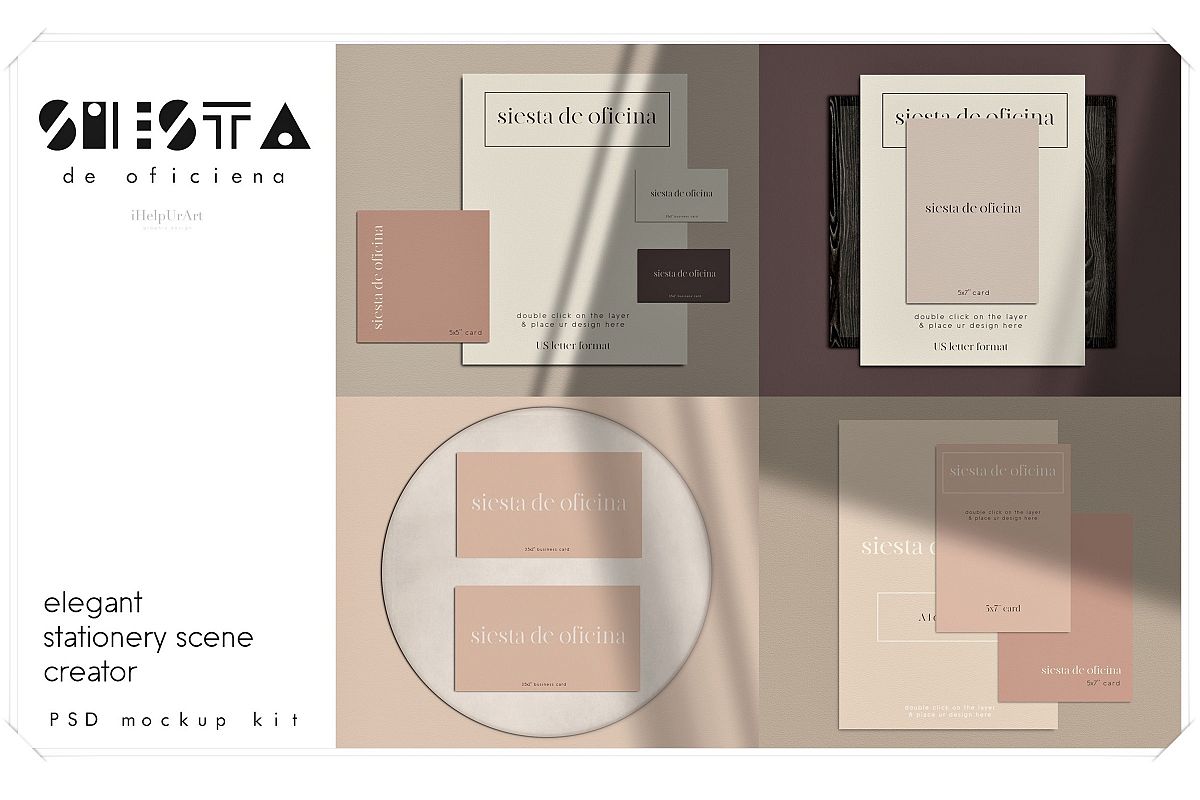Stationery Scene Creator - Realistic Mockup example image 1