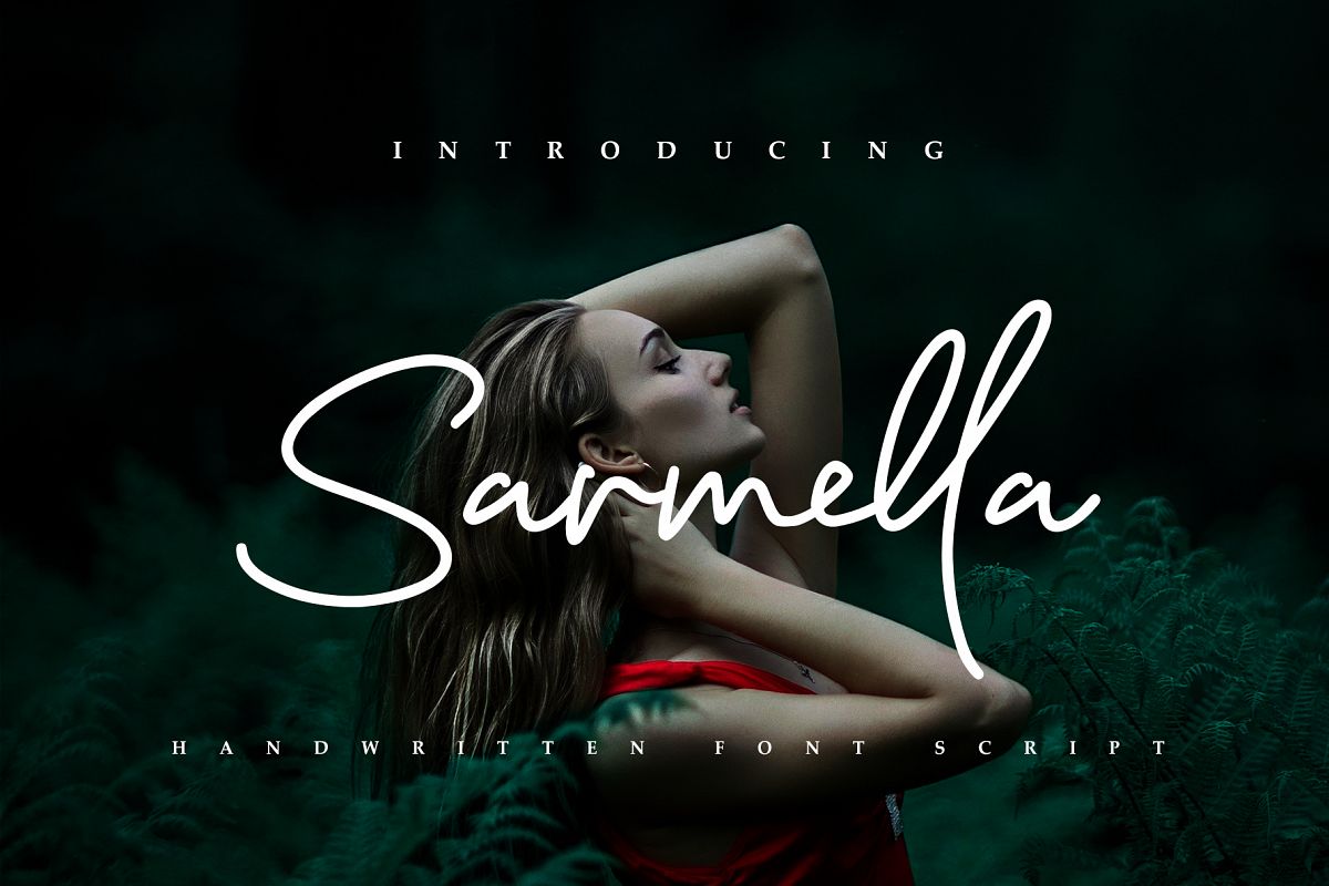 Sarmella - Handwritten Font Script example image 1