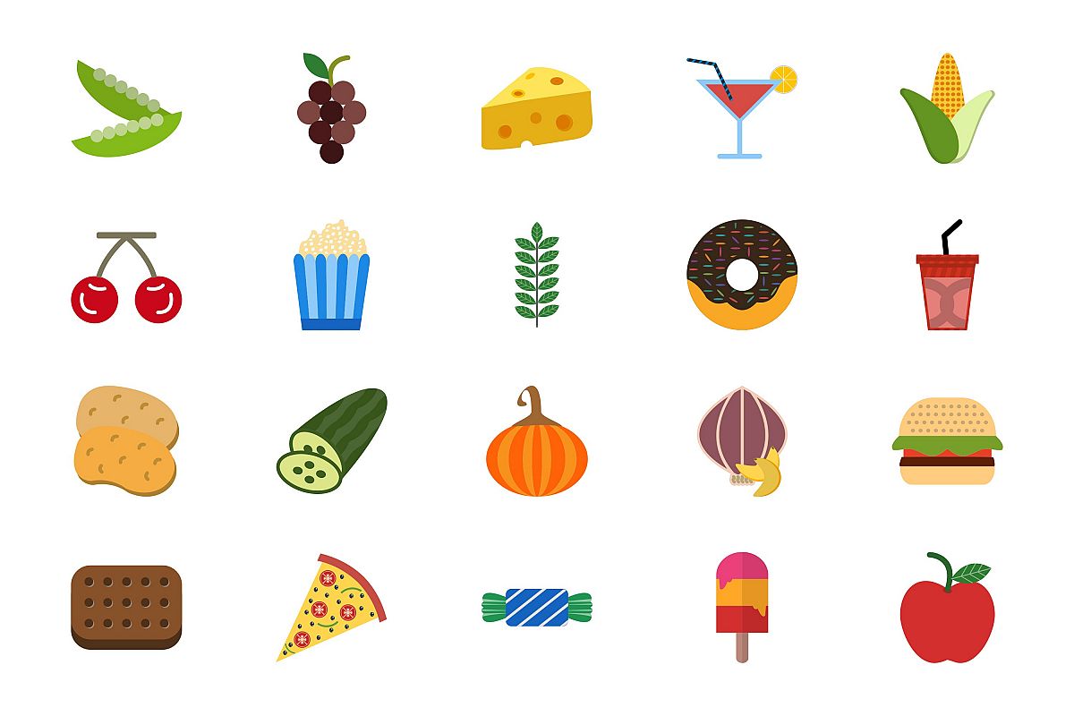 Set Of Food Icons example image 1