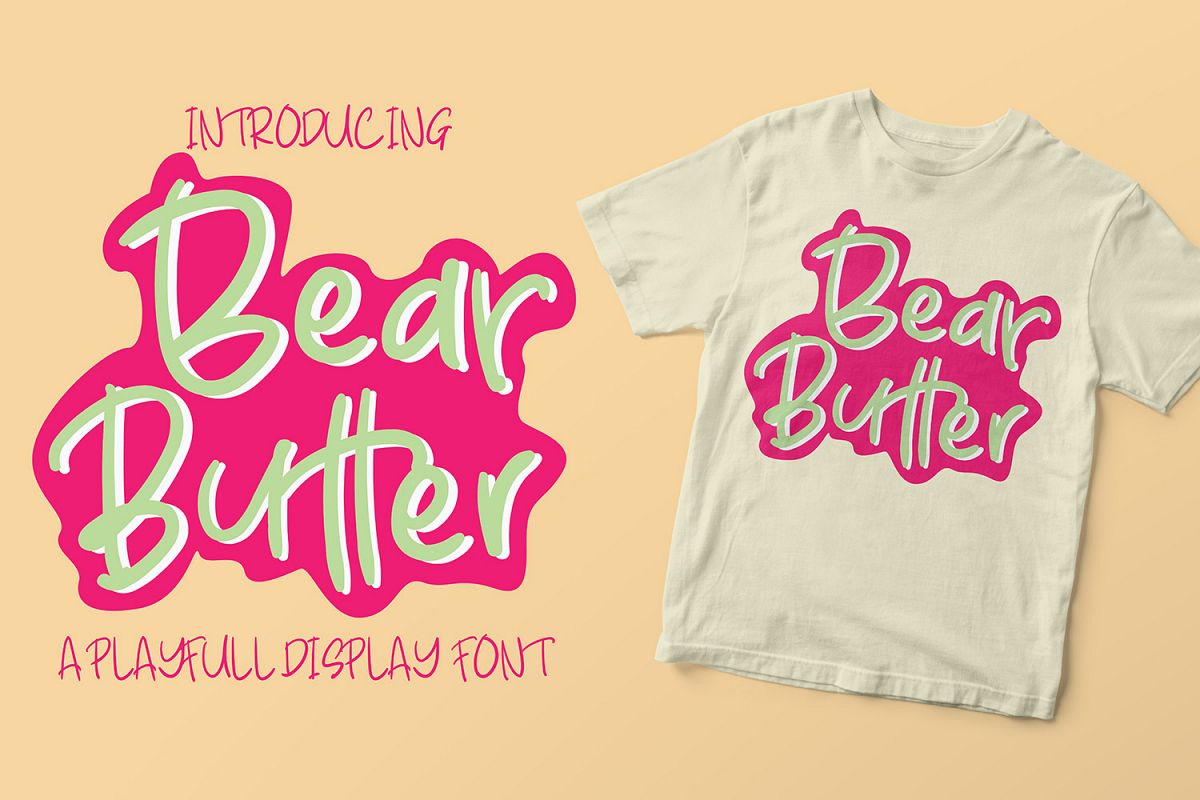 Bear Butter Font example image 1