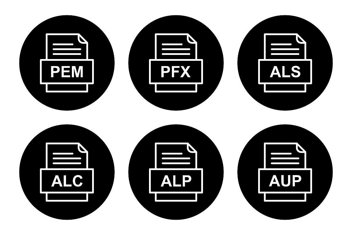 Set Of File Formats Icons example image 1