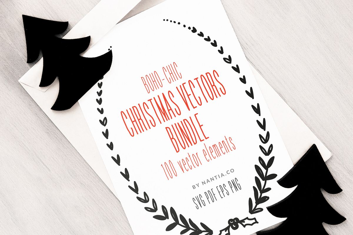 100 Boho-Chic Xmas Edition The Bundle example image 1