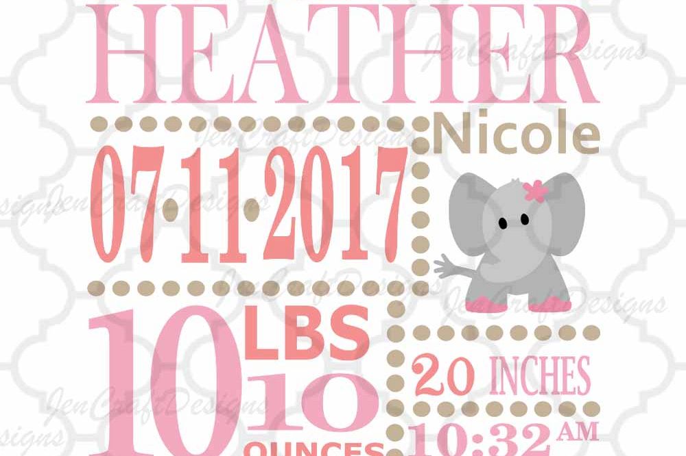Free Free 209 Baby Birth Announcement Svg SVG PNG EPS DXF File