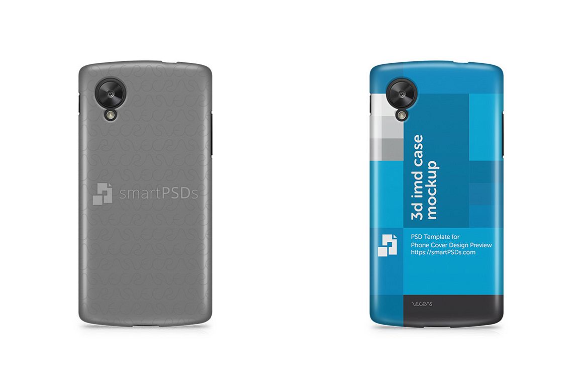 Google Nexus 5 3d IMD Mobile Case Design Mockup 2013 example image 1