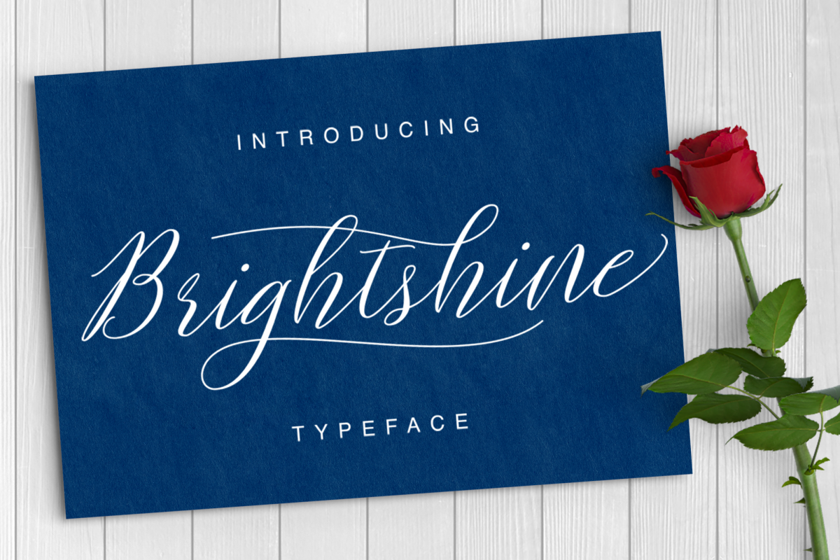 Brightshine Typeface example image 1