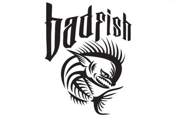Dorado Dolphin Fish Angry Skeleton Badfish Retro example image 1