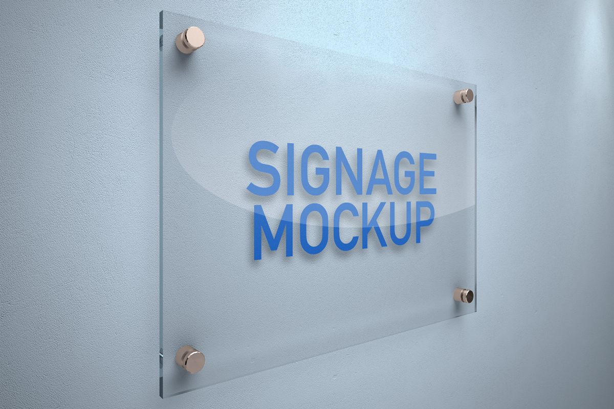 Download Signage Board Mockup (142712) | Mock Ups | Design Bundles