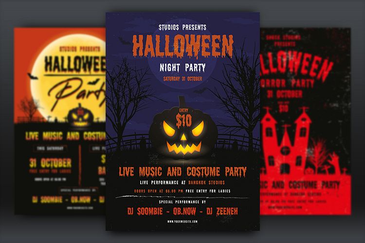 Halloween Flyer Template example image 1