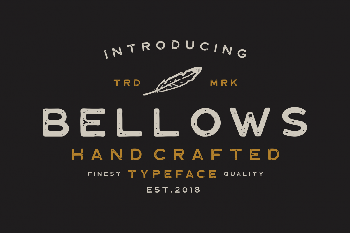 Bellows Typeface example image 1