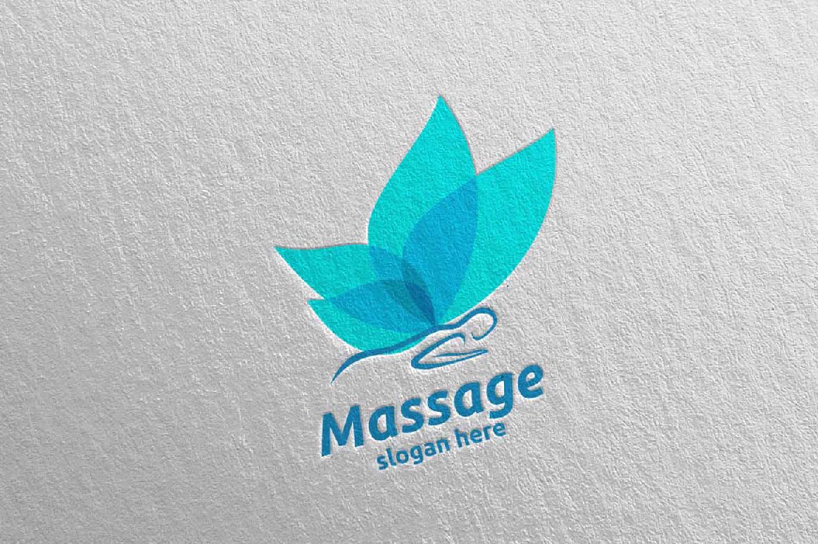 Massage Logo Design 15 example image 1