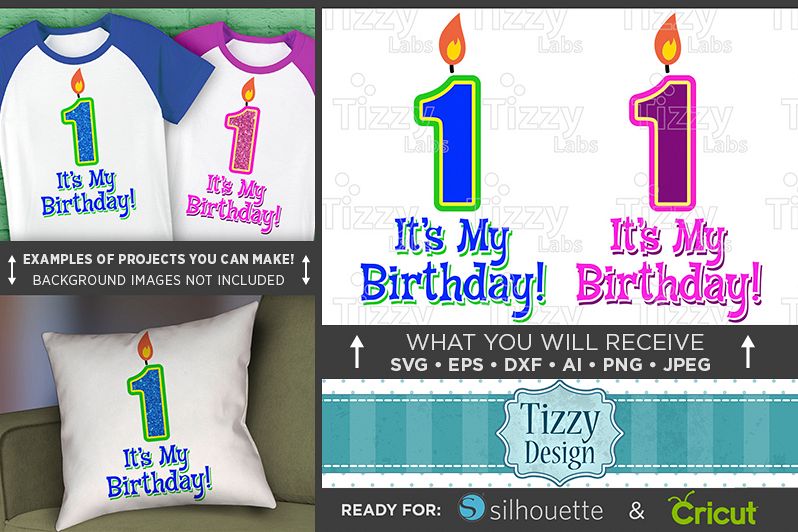 1st Birthday SVG - Its My Birthday SVG - Kids Shirt - 1028 example image 1