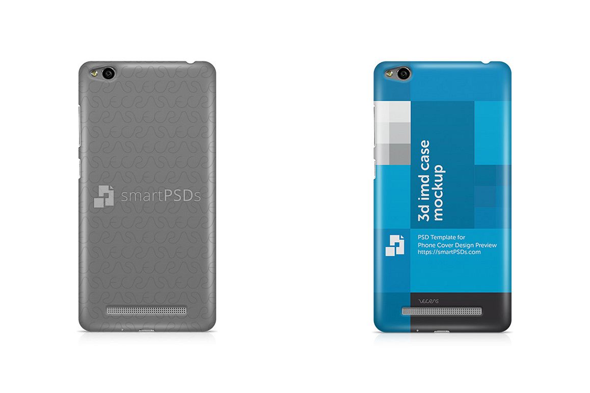 Xiaomi Redmi 3 3d IMD Mobile Case Design Mockup 2016 example image 1