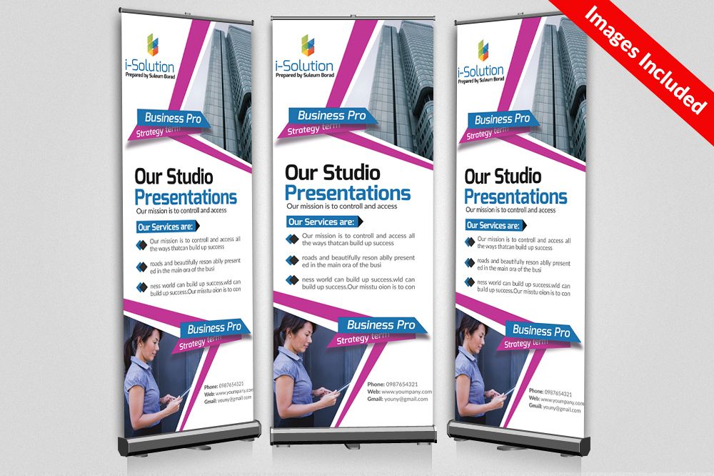 Business Multi Use Roll Up Banners example image 1