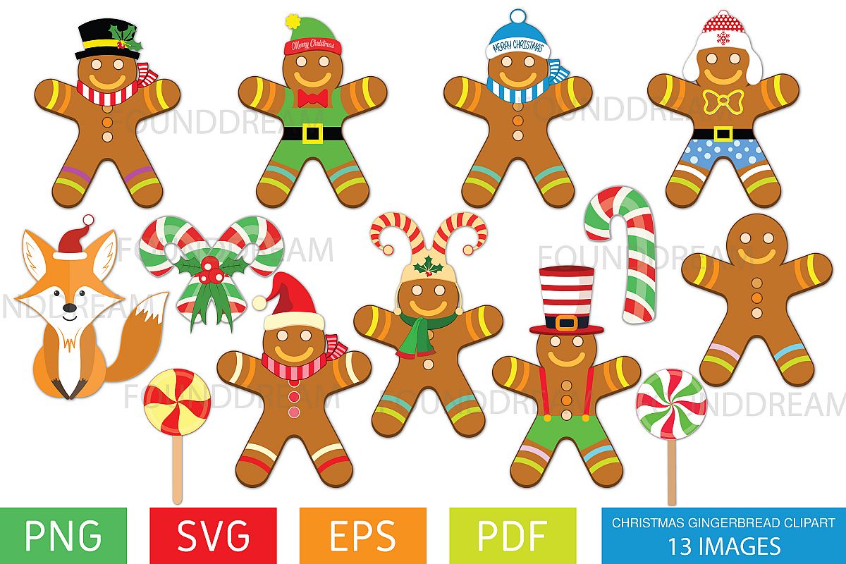 Christmas Gingerbread Clip art example image 1