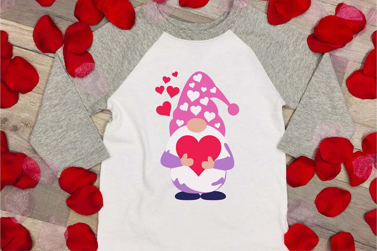 Download Valentine's Day SVG Valentine Gnome With Hearts Sublimation