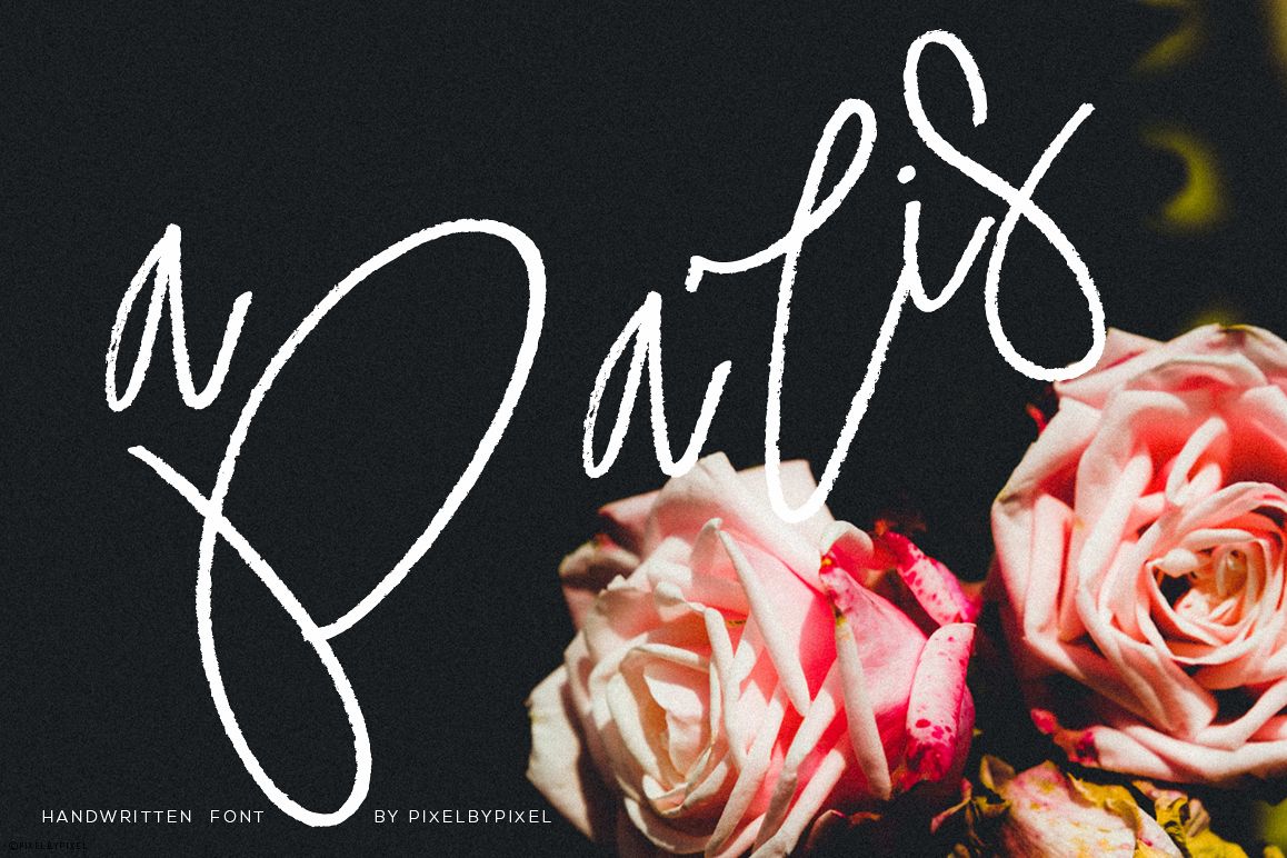 A Paris Handwritten Font example image 1