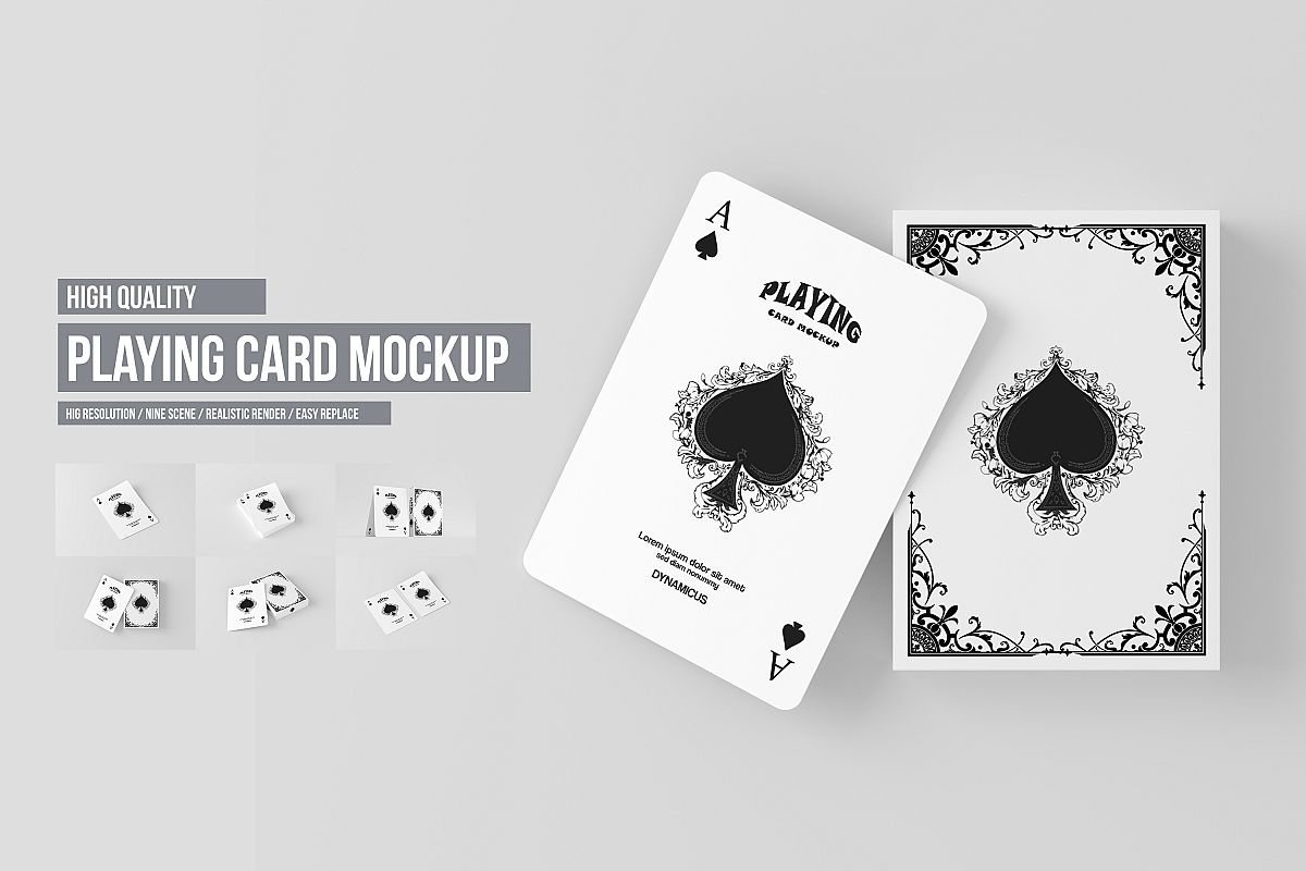 Download Playing Card Mockup