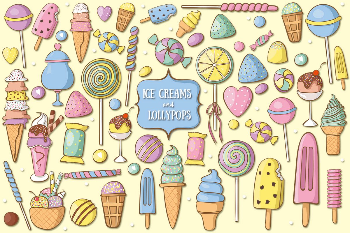 Ice Creams And Lollypops example image 1