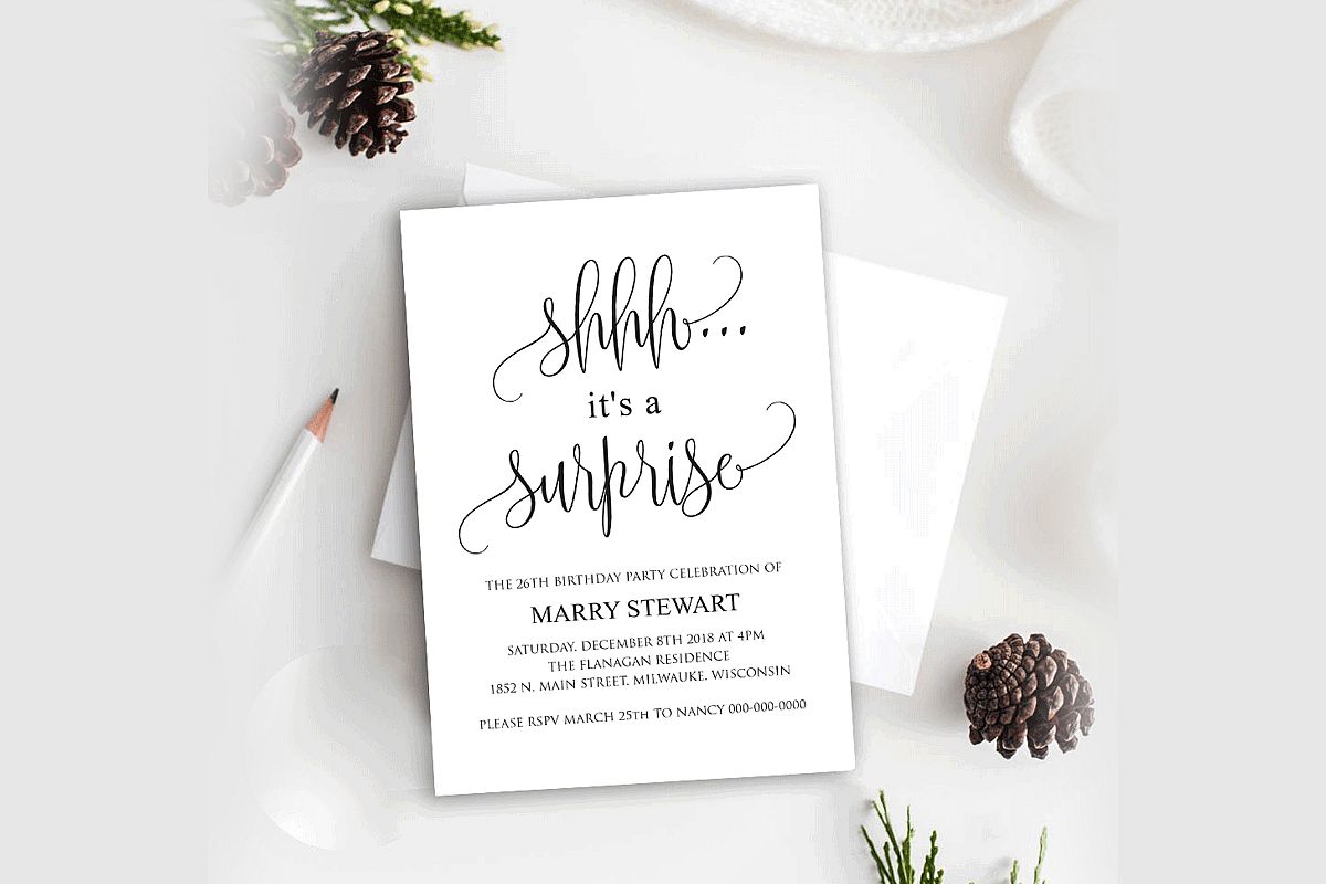 birthday invitation example image 1
