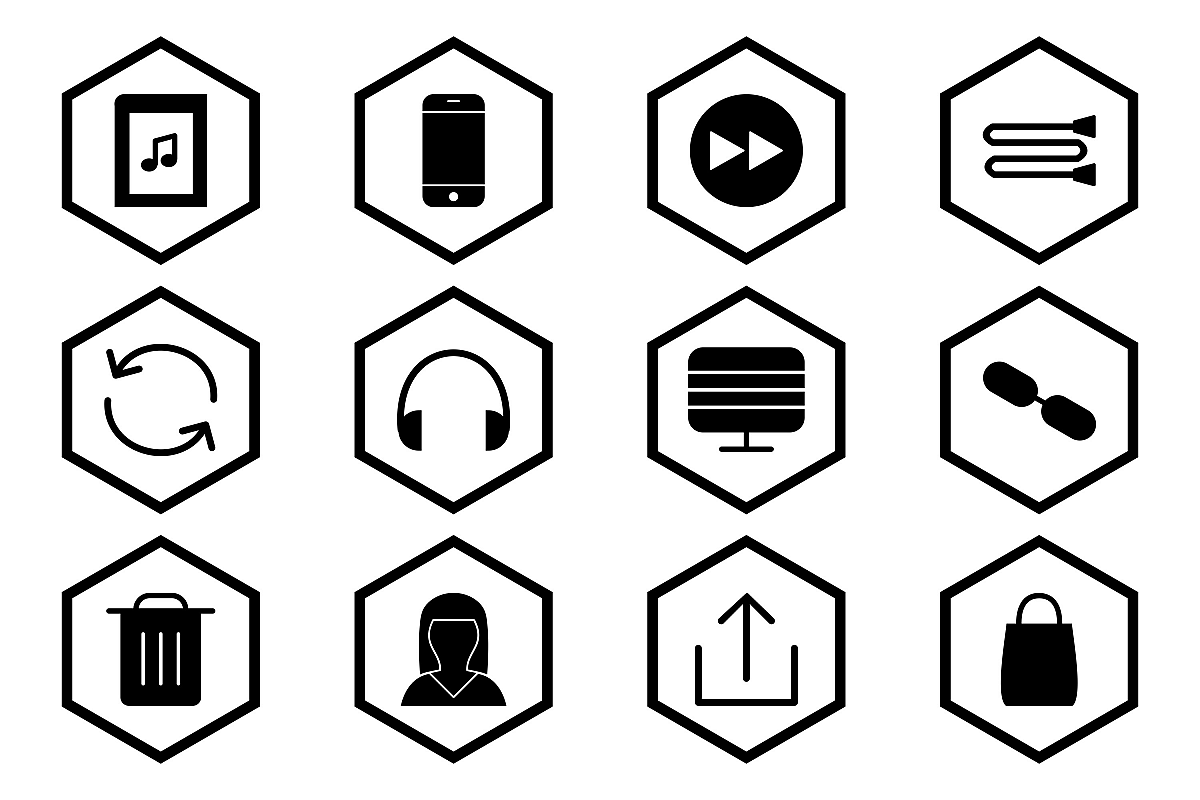 Set Of Multimedia Icons example image 1