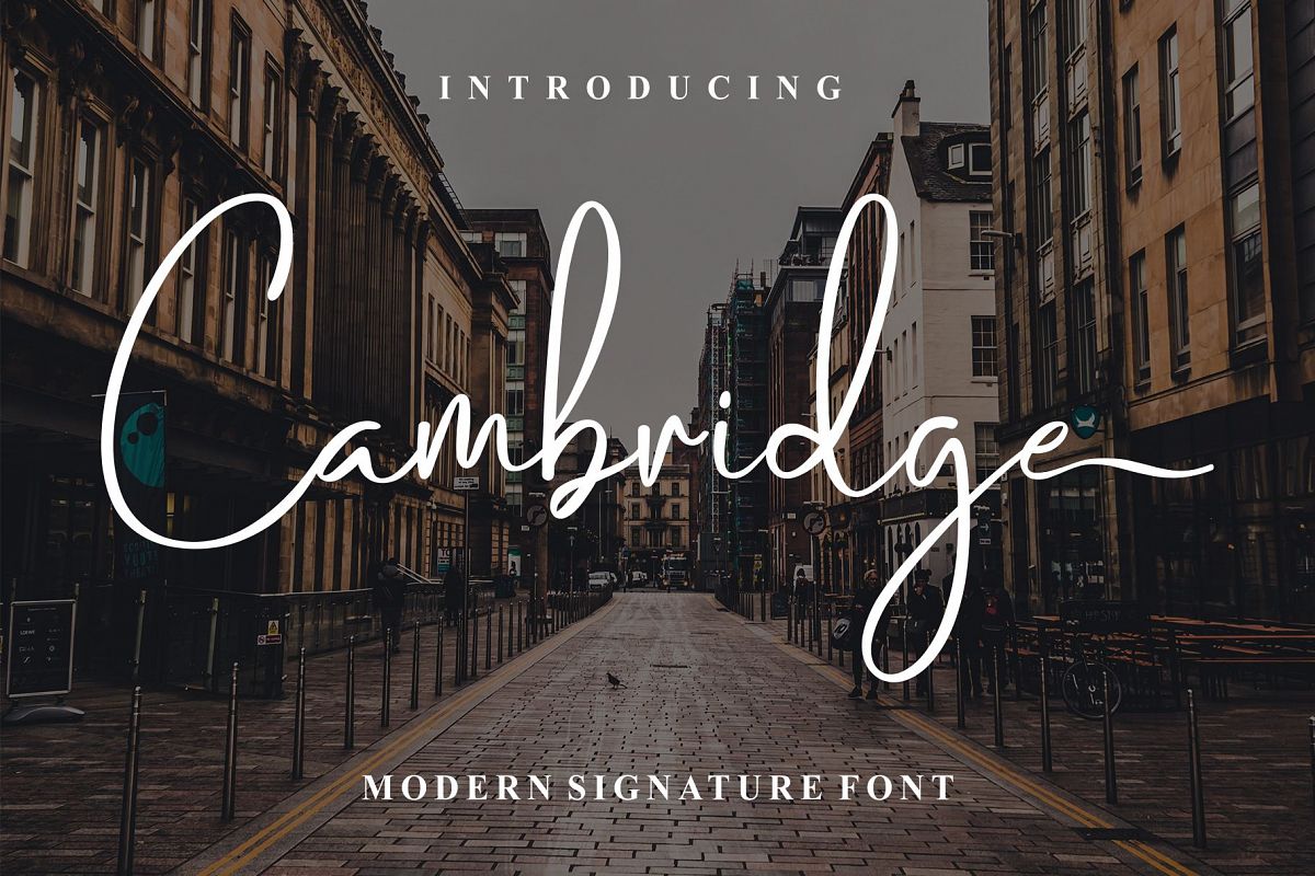 Cambridge Modern Signature example image 1