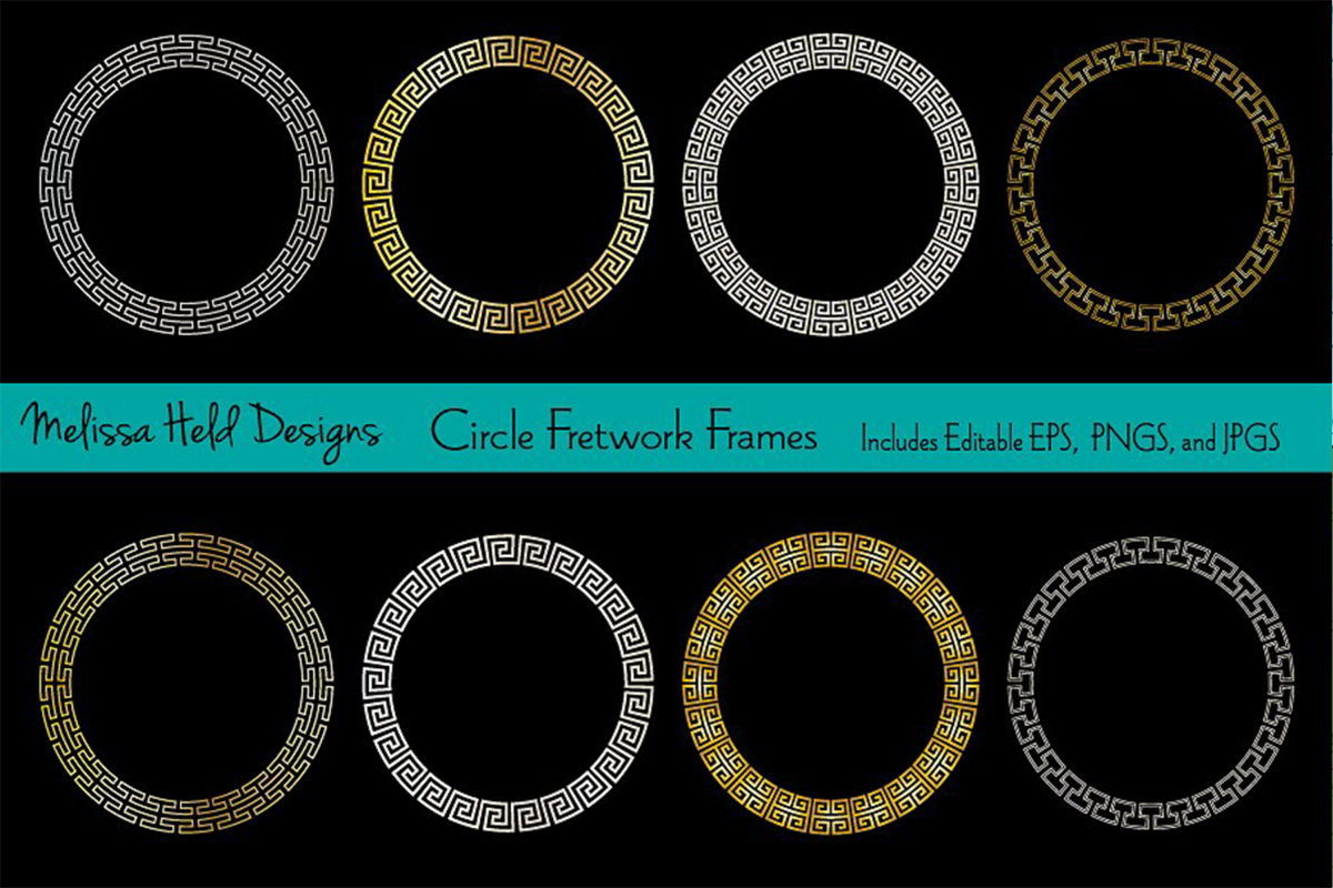 Circle Fretwork Frames example image 1