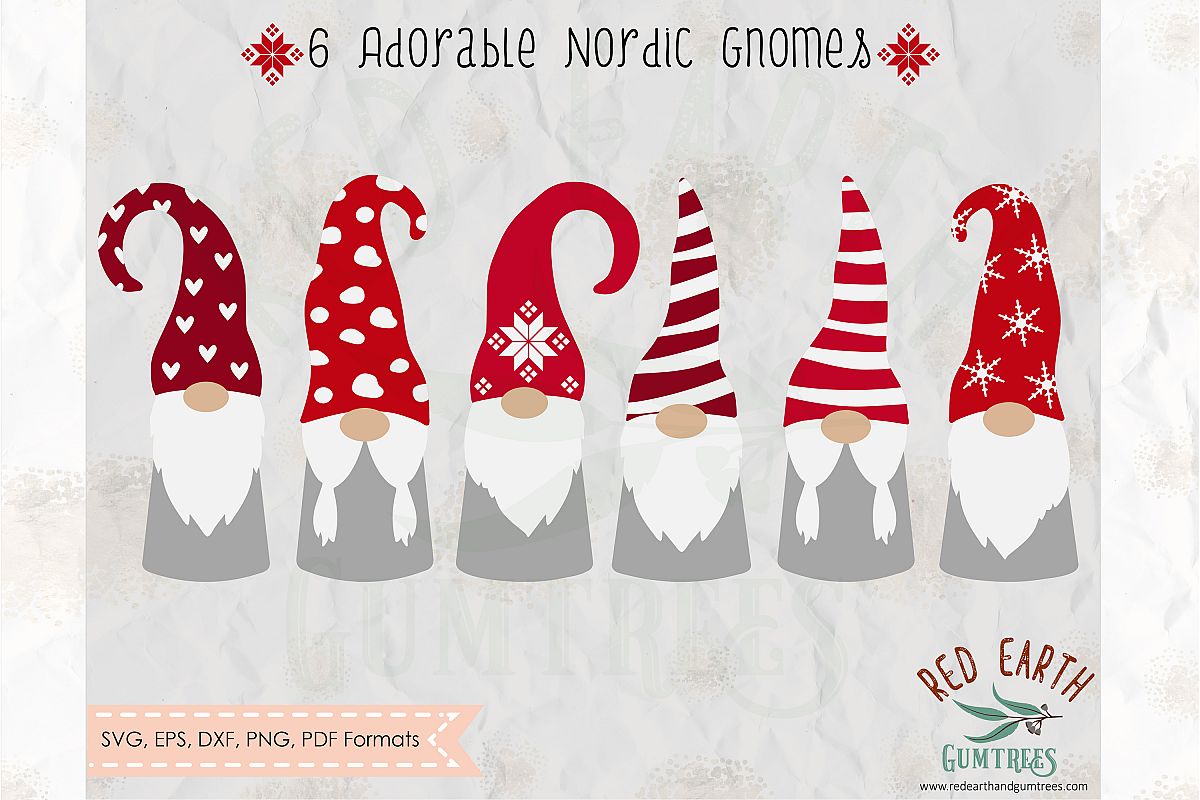 Download Nordic gnomes bundle,Christmas gnome in SVG,PNG,DXF,PDF,EPS