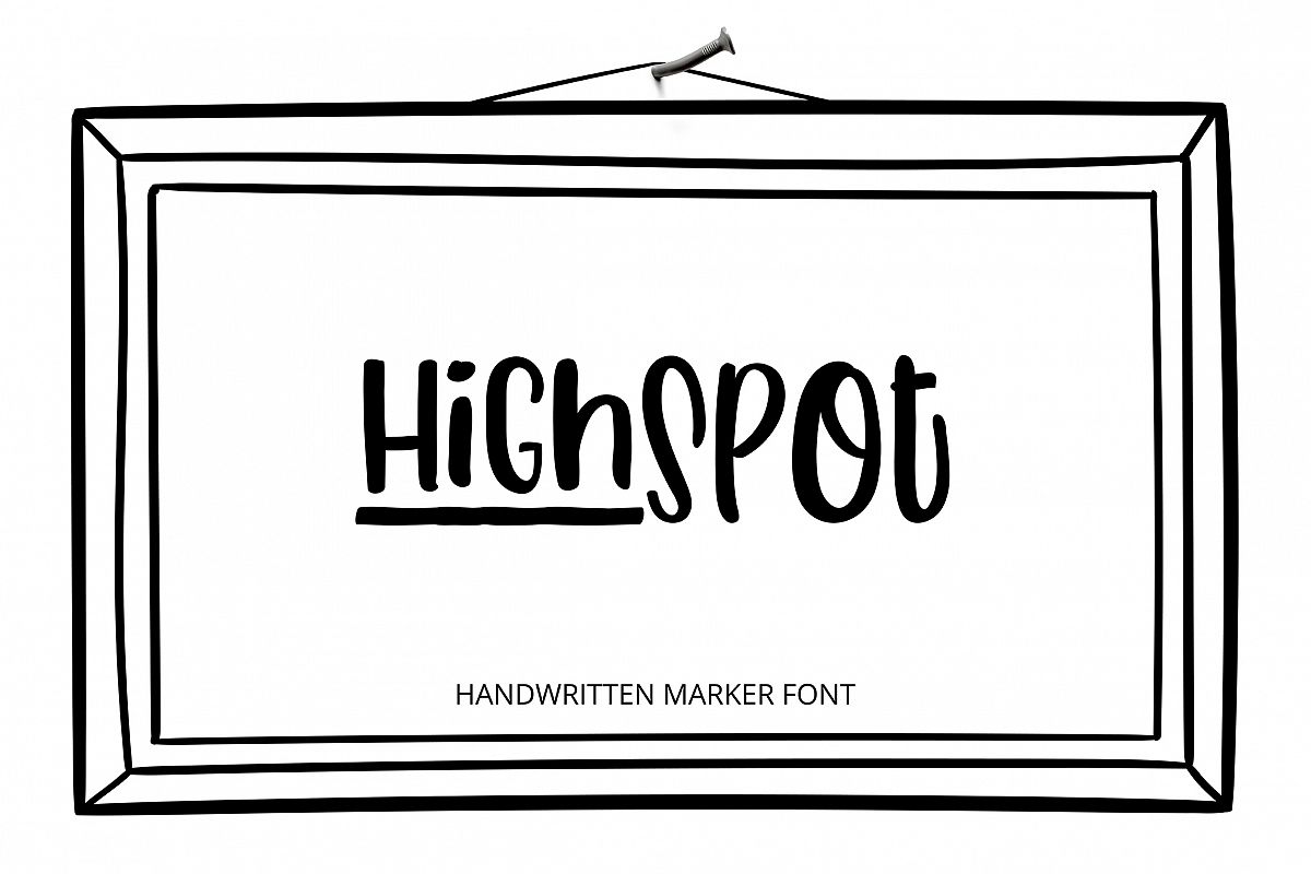 HighSpot Font example image 1