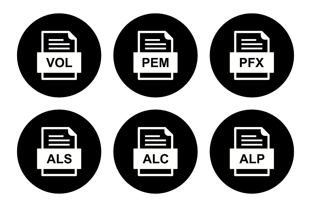 Set Of File Formats Icons example image 1