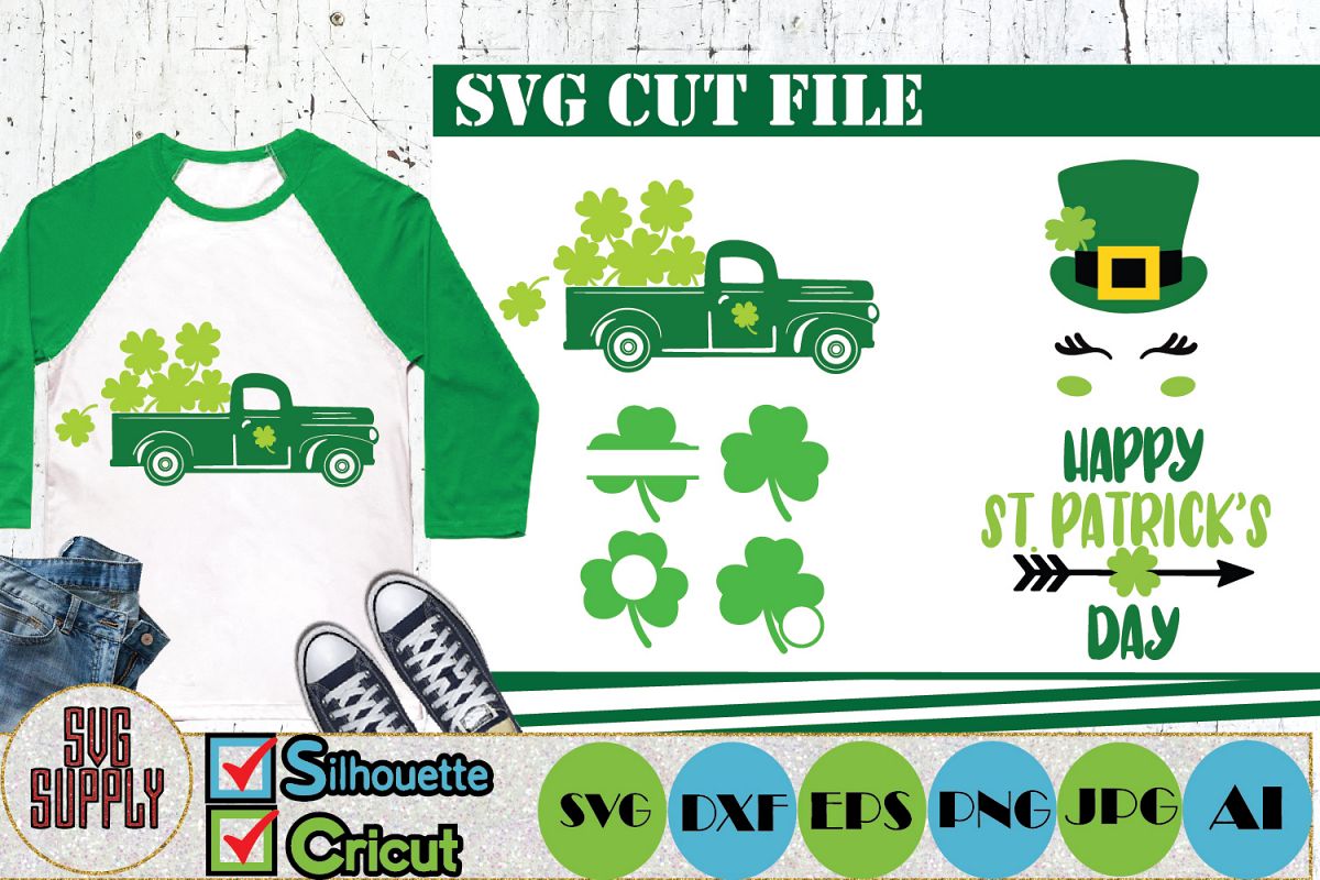 St. Patrick's Day SVG Cut File Set
