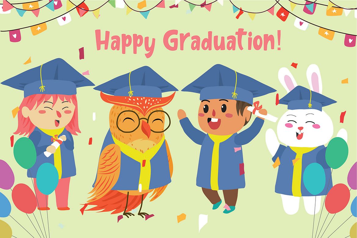 Download Happy Graduation - Vector Illustration