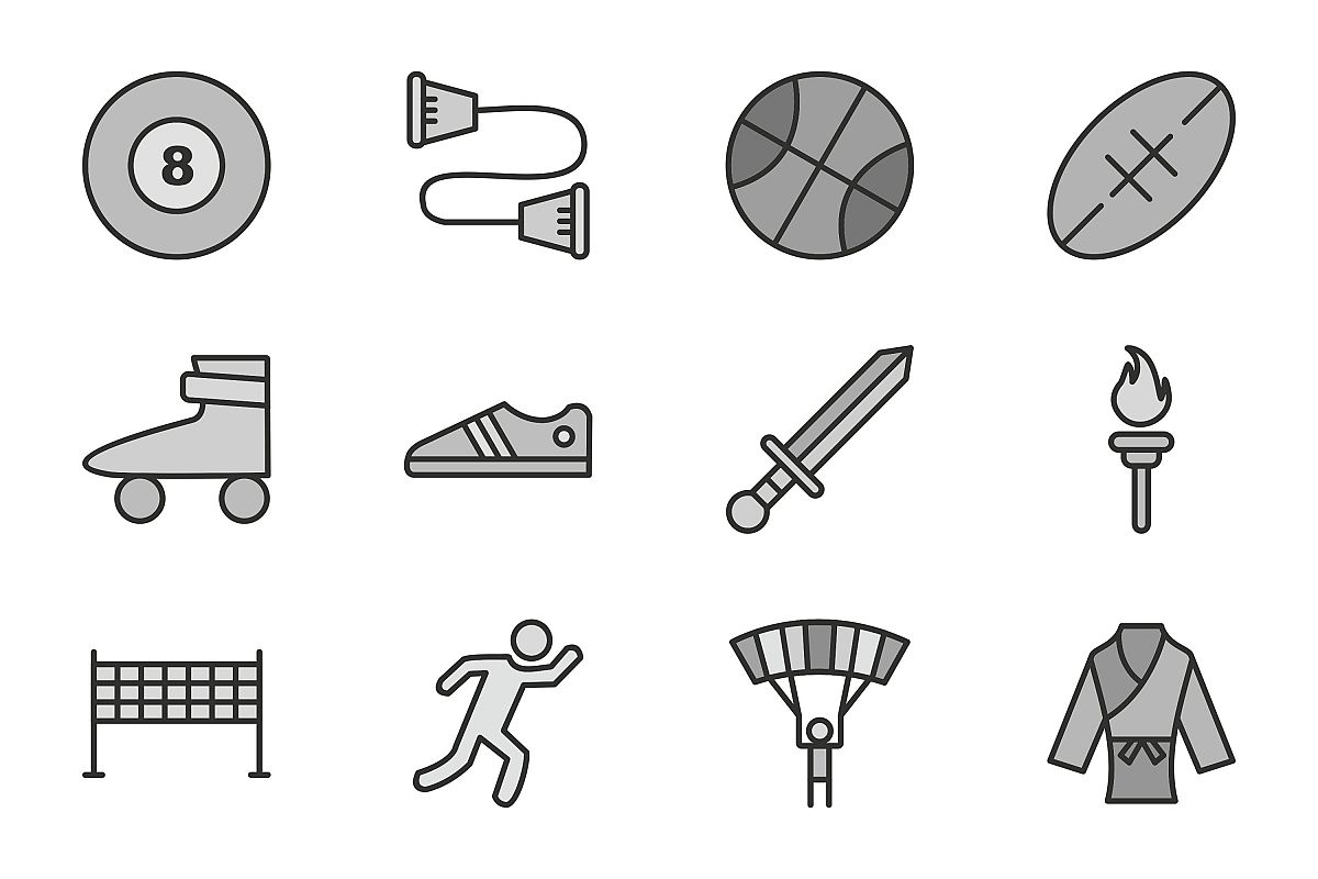 Set Of Sports And Game Icons example image 1