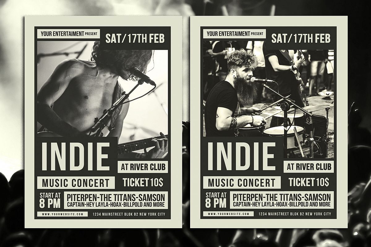 Indie Music Flyer example image 1