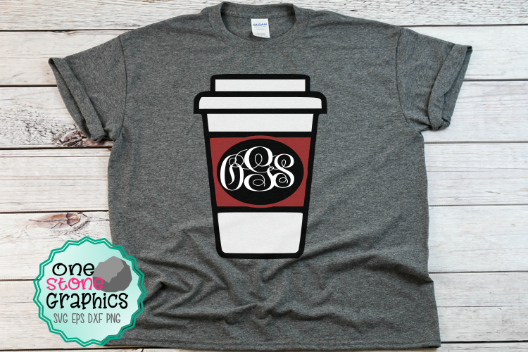 coffee monogram svg,coffee monogram frame svg,coffee svgs example image 1