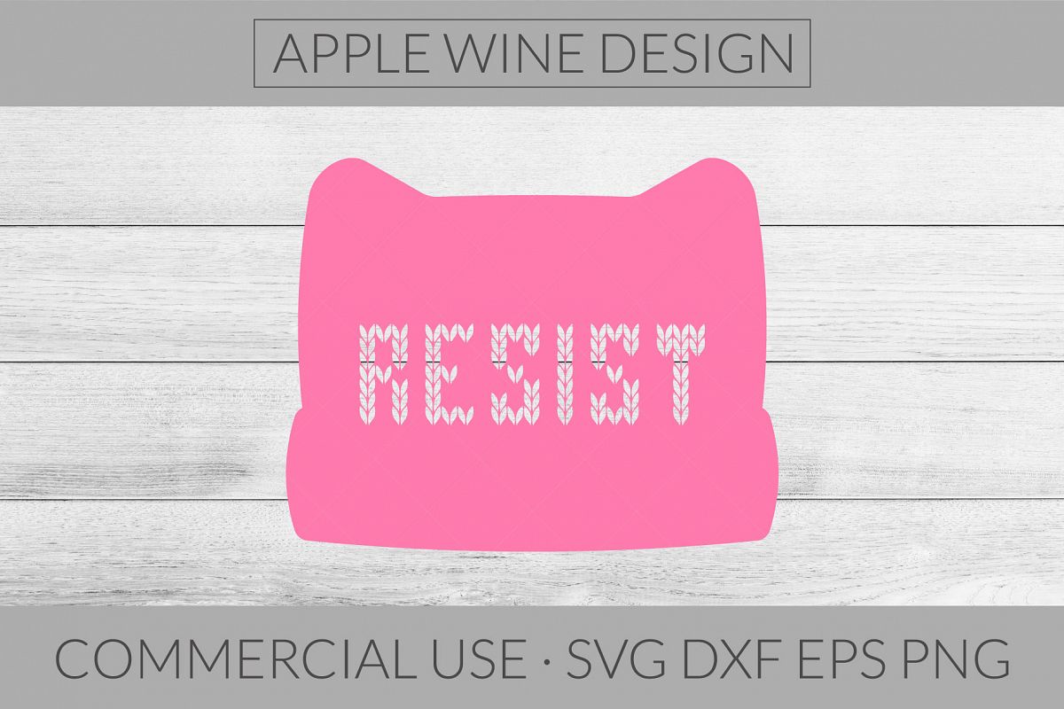 Resist SVG DXF PNG EPS Cutting File example image 1