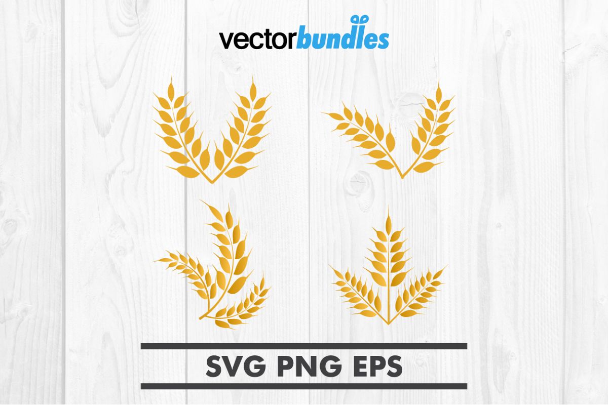 Wheat clip art svg example image 1