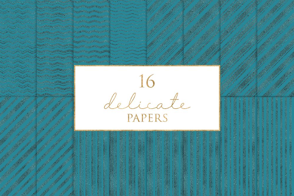 16 Delicate Digital Paper Pack example image 1