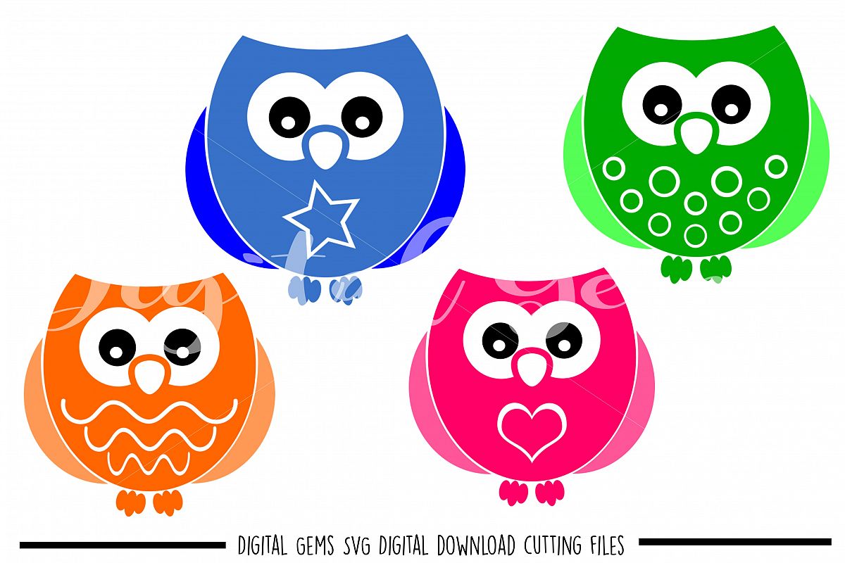 Owl SVG / DXF / EPS / PNG files example image 1