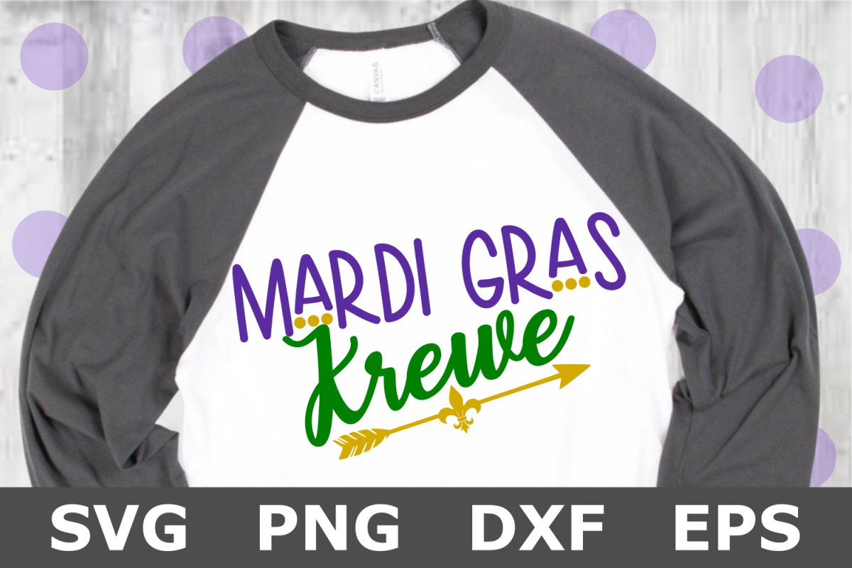 Mardi Gras Krewe - A Mardi Gras SVG Cut File example image 1